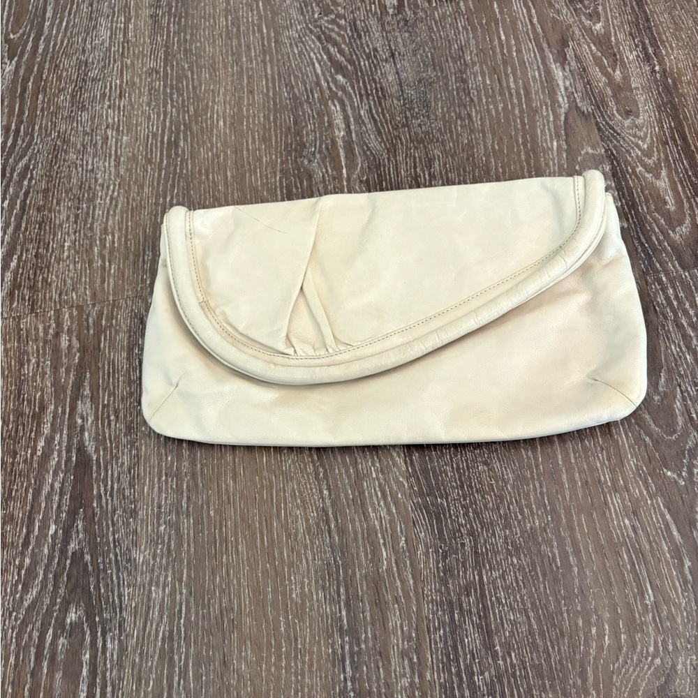 HOBO Elegant Cream Clutch Bag